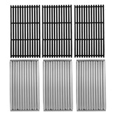 BBQ Future infrared emitter grate enhances even heat for Charbroil 4-burner grills