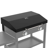 BBQration hinged lid for Blackstone 28-inch griddle enabling smooth opening and operation