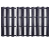 BBQration grill grate front view showing sturdy matte cast iron for reliable grilling