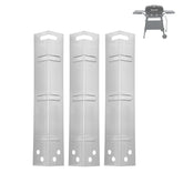 BBQration stainless steel heat plate for 3-burner grills improves heat distribution