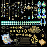 Beanewone DIY Suncatchers 300pcs parts for custom rainbow window decor.