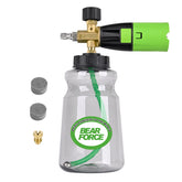 BEAR FORCE Pro+ thicker foam for a gentle, thorough wash that minimizes swirls
