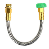 Beaulife 1ft stainless steel garden hose showing durable, high-flow performance