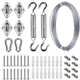 BEAYFILY sun shade hardware kit ready for outdoor installation, versatile and durable.