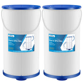 Beckacher FC-2402 filter closeup highlighting sturdy pleats for debris removal