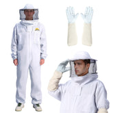 Beekingdom professional bee suit front view for full hive protection and comfort.