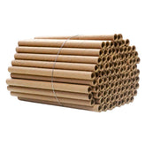 BeeQuestify mason bee tubes show 6 inch length for easy nesting
