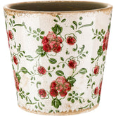 Beeveer Farmhouse planter with rose pattern adds rustic charm to spaces