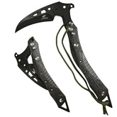 BEHAWK folding sickle blade for precise pruning in outdoor gardens.
