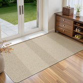 BEISIFLOOR ultra-thin door mat beige 24x47, traps dirt to keep floors clean