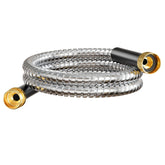 Beitopamz short garden hose with durable metal body for easy storage and use.