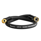 Beitopamz short garden hose connector closeup shows leak-free seal and stability