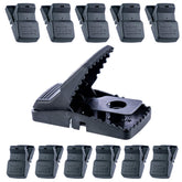 Bell Laboratories Trapper T-Rex rat trap setup demonstrates secure wall placement and quick reset.