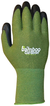 Bellingham Bamboo Gardener Gloves with textured fabric and durable grip for tough tasks.