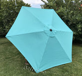 BELLRINO replacement canopy in peacock blue with close-up fabric texture for durability.
