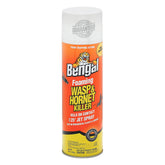 Bengal Foaming Wasp and Hornet Killer with foam action encasing a nest from a safe distance.
