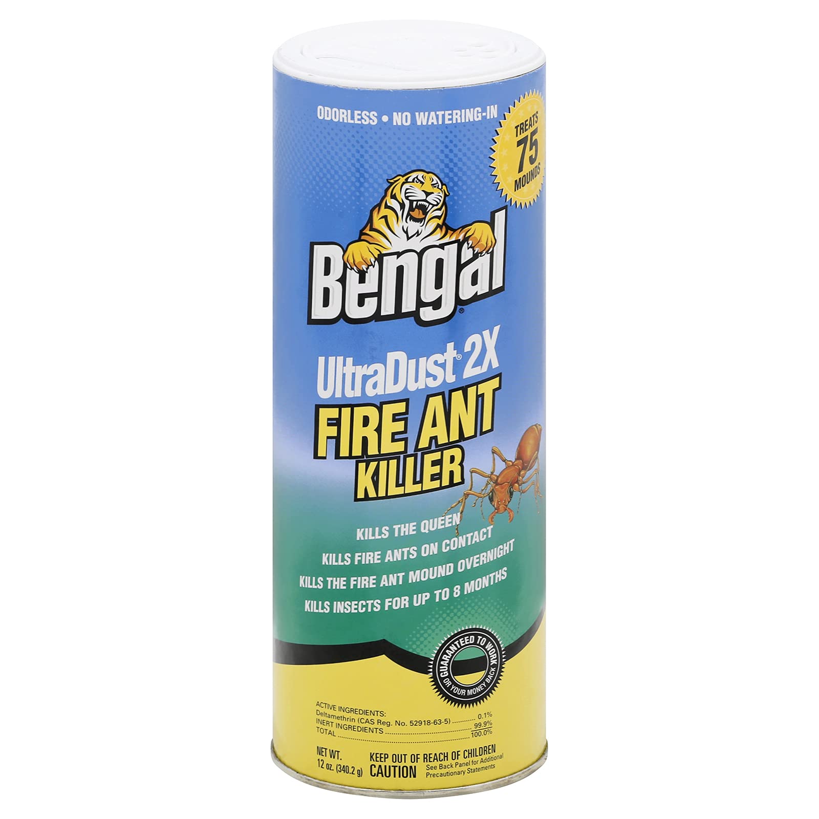 Bengal Ultra Dust Fire Ant Killer 12oz packaging, ready-to-use and odorless