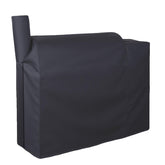BEOTBRMI grill cover on a Traeger Pro 34 shields from rain and wind.
