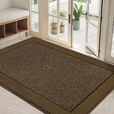 BEQHAUSE dirt-trapper door mat at the front door traps dirt and moisture