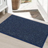 BEQHAUSE Dirt Trapper door mat front view blue traps dirt at the entrance
