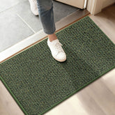 BEQHAUSE Dirt Trapper mat front view shows dirt-scraping action for entryways.