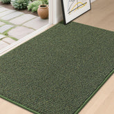 BEQHAUSE Dirt Trapper Door Mat front view with broad coverage trapping dirt at the entry