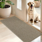 BEQHAUSE dirt-trapper door mat front view protects floors from dirt.