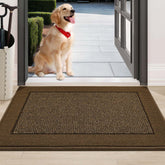 BEQHAUSE door mat dirt trap at the front door keeps floors clean.