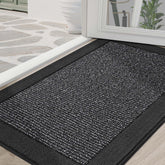 BEQHAUSE indoor door mat 36x60 traps dirt for cleaner entryways.