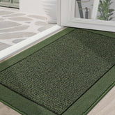 BEQHAUSE indoor door mat front view showing 36x60 size with low profile