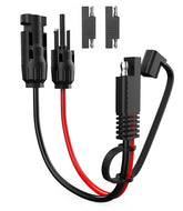 BERLAT solar extension cable 10AWG 30cm ready for quick panel connections