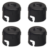 BERPSE M144897 drain plug tube cap four-pack for quick lawn tractor maintenance.