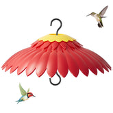 Beserie Squirrel Baffle protects hummingbird feeder and deters squirrels.