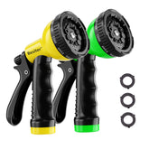 Besiter garden hose nozzle 2-pack enables precise watering with versatile spray options