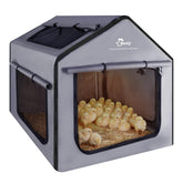 Besly Brooder Box 29x29 setup for spacious chick brooding and comfort