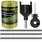 BESTEEL electric fence poly wire 660 feet offers durable, high-conductivity fencing for reliable livestock control.