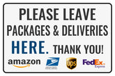 Bestylez delivery sign 12x8 front view with bright colors for outdoor visibility.
