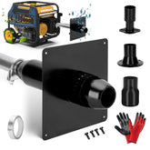 Betollo generator exhaust extension kit adapters—secure universal fit for most portable generators.