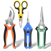 BIDMLI 4-pack garden scissors set for quick pruning in home gardens.