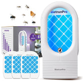 BietrunPro fruit fly trap front view with UV/Blue light attracting indoor pests