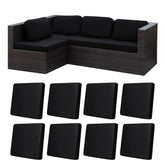 BIETYONE 8pcs stretch cushion covers in packaging content ready to refresh outdoor furniture.