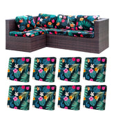 BIETYONE flowered leaves cushion cover fits 20-27 inch cushions for a refreshed look.