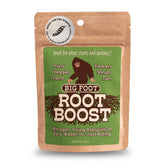 Big Foot Probiotic Root Boost powder packaging shown for easy store display and use