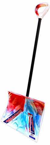 Bigfoot 18-inch combination snow shovel blade for versatile snow removal tasks.