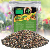 Bigmeta 10-10-10 slow-release fertilizer bottle boosts indoor and outdoor plant growth