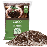 Bigmeta Coco Coir Perlite Mix packaging showcases convenient ready-to-use soil