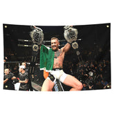 BIiaiue Conor McGregor flag 3x5ft wall banner for bold room decor.