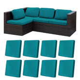 BIETYONE peacock-blue outdoor cushion cover protecting patio furniture with vibrant color