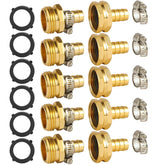 Bilal 5-set garden hose repair connectors for fast leak fixes.