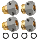 BILAL garden hose repair kit female connector demonstrates quick, secure hose attachment.